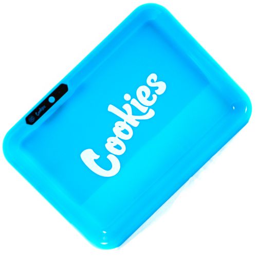 FREE SHIPPING NEW Cookies x Glow Tray LED Rolling Tray - Blue